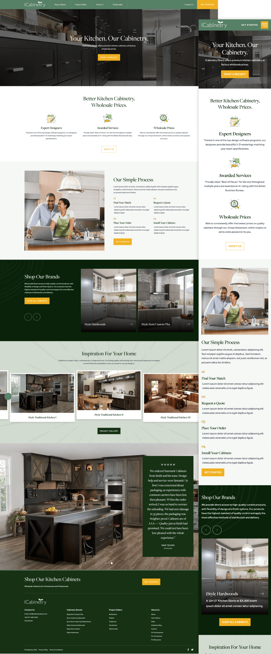 interior design website Website Homepage